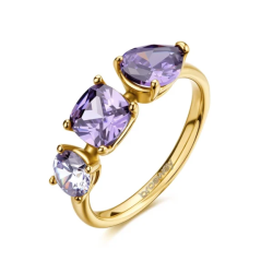 Anello Donna Brosway Dreaming BIG33B Acciaio Oro M14