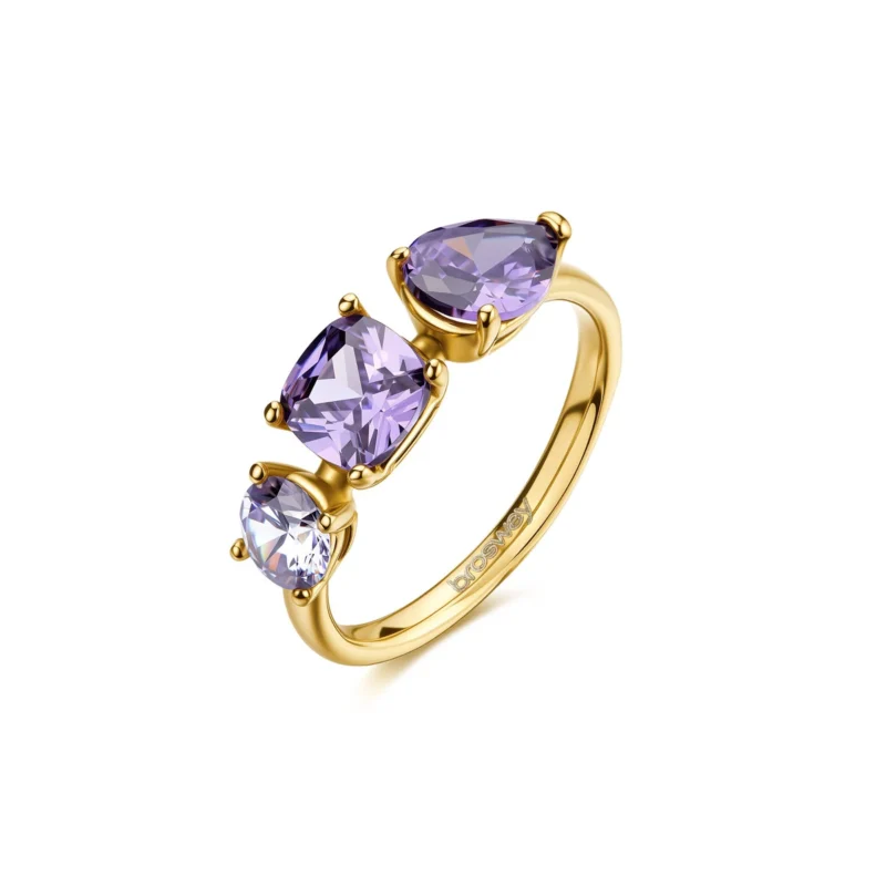 Anello Donna Brosway Dreaming BIG33B Acciaio Oro M14 Anello Donna Brosway Dreaming BIG33B Acciaio Oro M14