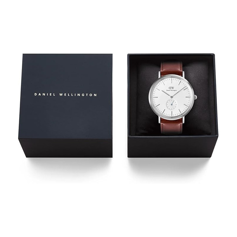 Orologio Uomo Daniel Wellington DW00100867 Pelle Marrone