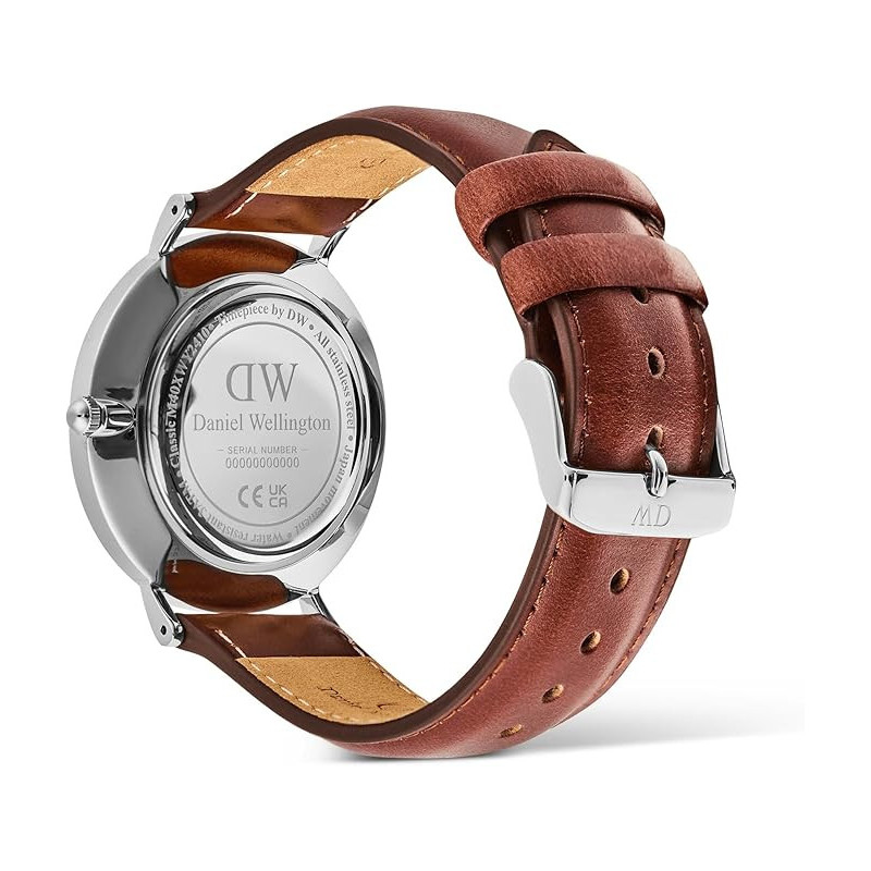 Orologio Uomo Daniel Wellington DW00100867 Pelle Marrone