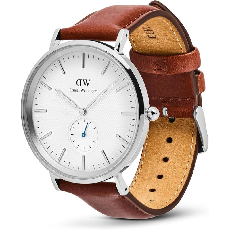 Orologio Uomo Daniel Wellington DW00100867 Pelle Marrone