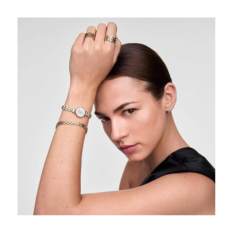 Orologio Donna Daniel Wellington DW00100855 mini arch Quarzo Acciaio Oro