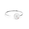 Bracciale Donna Marlù Nel Mio Cuore 15BR030 in Acciaio 316L Rigido con Perla
