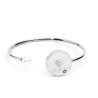 Bracciale Donna Marlù Nel Mio Cuore 15BR030 in Acciaio 316L Rigido con Perla