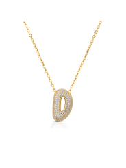Collana Donna Ops Bubble Lettera D OPSCL-1022