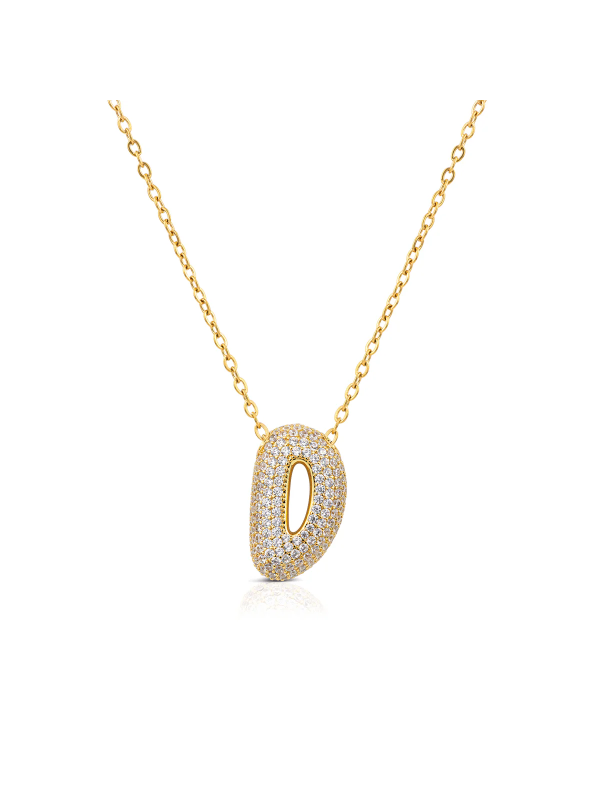 Collana Donna Ops Bubble Lettera D OPSCL-1022