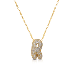 Collana Donna Ops Bubble Lettera R OPSCL-1032