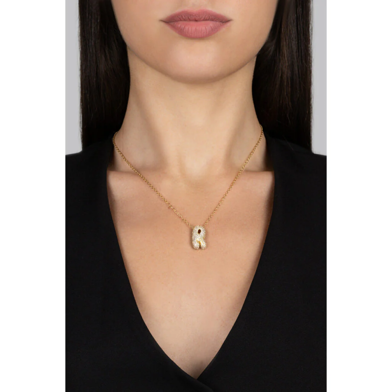 Collana Donna Ops Bubble Lettera R OPSCL-1032