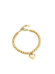 Bracciale Donna con cuore Ops Chunky Love OPSOR-851 Acciaio Oro