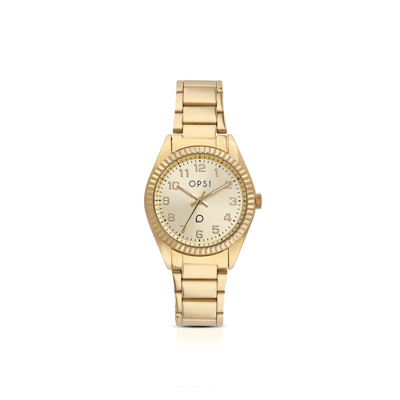 Orologio Donna Opsobject Sport OPSPW-1084 in Acciaio Oro 31mm Orologio Donna Opsobject Sport OPSPW-1084 in Acciaio Oro 31mm