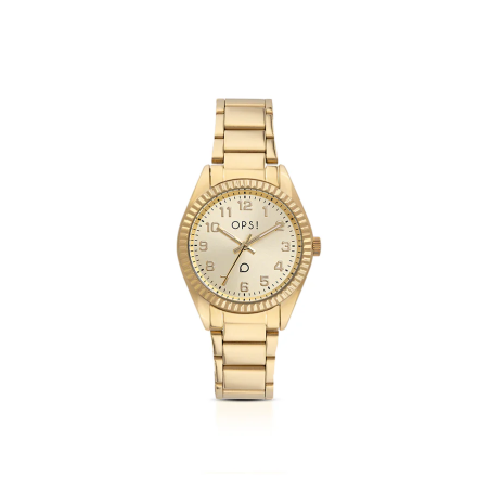 Orologio Donna Opsobject Sport OPSPW-1084 in Acciaio Oro 31mm