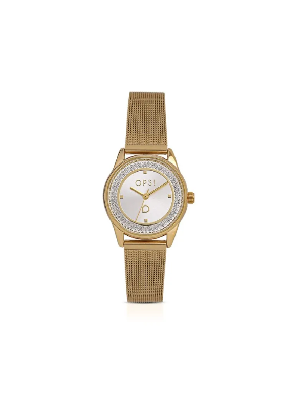 Orologio Donna Ops Object crystasluxe OPSPW-1093 in Acciaio Oro
