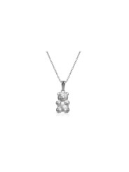 Collana Donna Ops Jewels OPSCL-1037 in Acciaio Silver con Orso