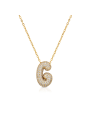 Collana Donna Ops Bubble Lettera G OPSCL-1025 in Acciaio Oro