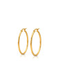 Orecchini Donna Ops Hoops Mania a cerchio in Acciaio Dorato 35mm
