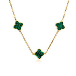 Collana Donna Ops Object Clover OPSCL-1002 in Acciaio Oro
