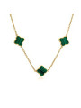 Collana Donna Ops Object Clover OPSCL-1002 in Acciaio Oro