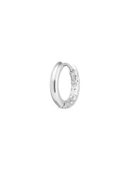 Orecchino Unisex Marlù a cerchio 1,5 cm trama diamantata 33OR0110