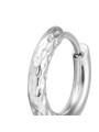 Orecchino Unisex Marlù a cerchio 1,5 cm trama diamantata 33OR0110