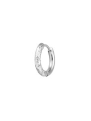 Orecchino Unisex Marlù a cerchio 1,5 cm trama diamantata 33OR0110