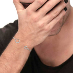 Bracciale Donna Marlù Sparkles 31BR0023W-S Acciaio Silver