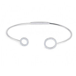 Bracciale Donna Marlù Sparkles 31BR0023W-S Acciaio Silver
