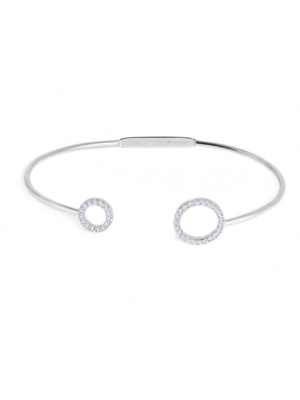 Bracciale Donna Marlù Sparkles 31BR0023W-S Acciaio Silver