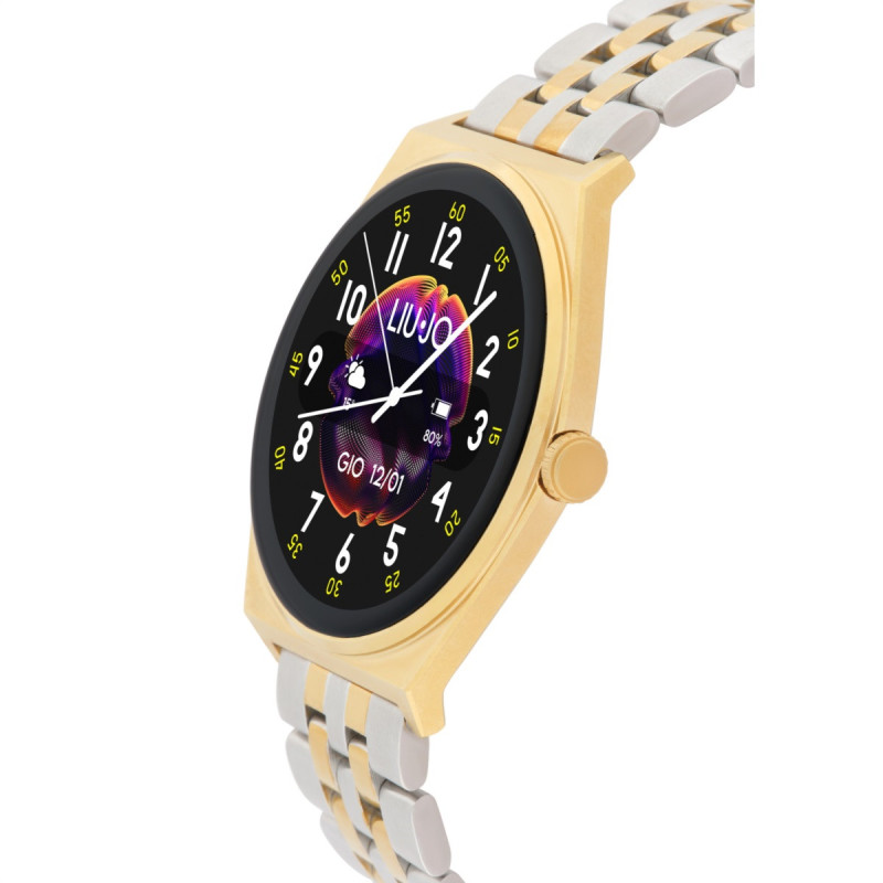 Orologio Smartwatch Uomo Slim 2.0 Liujo SWLJ187 in Acciaio Oro