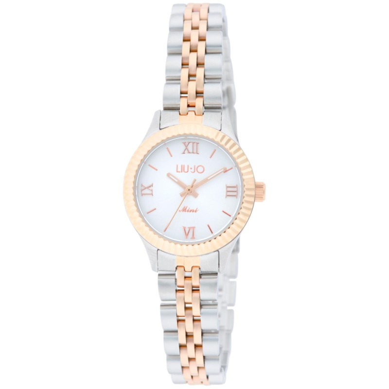Orologio Donna Liujo Casual Tessia TLJ2647 in Acciaio Silver e Oro Rosa