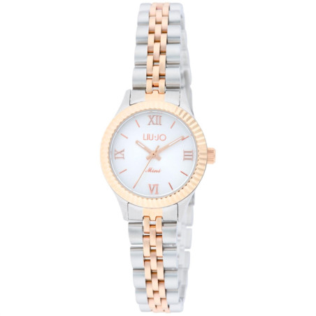 Orologio Donna Liujo Casual Tessia TLJ2647 in Acciaio Silver e Oro Rosa