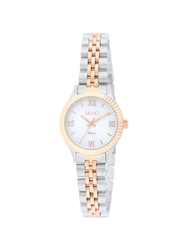 Orologio Donna Liujo Casual Tessia TLJ2647 in Acciaio Silver e Oro Rosa