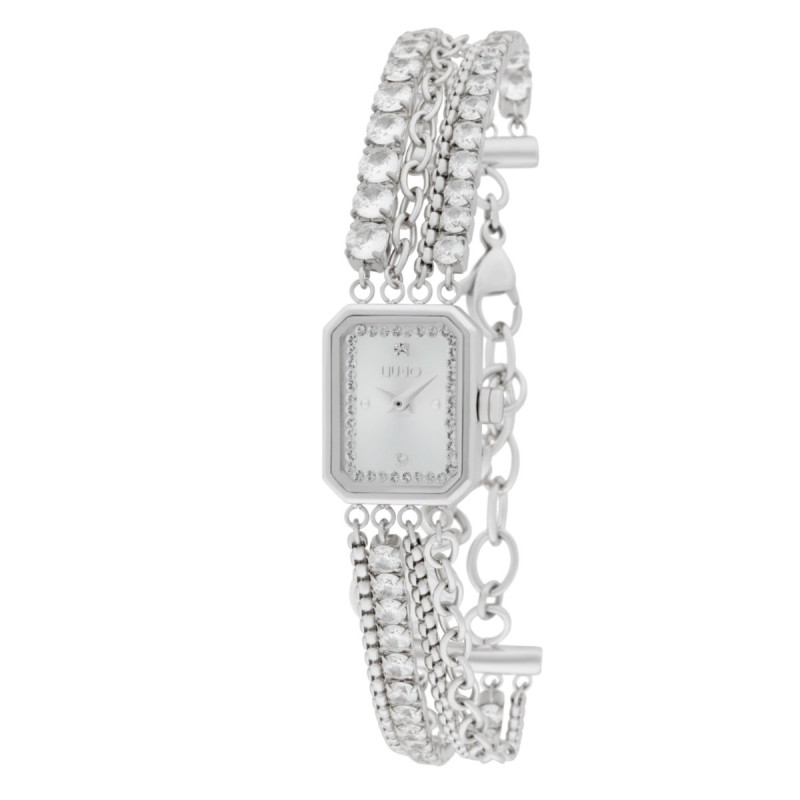 Orologio Donna Liujo Chains bijou TLJ2670 in Acciaio Silver