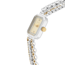 Orologio Donna Liujo Chains bijou TLJ2672 in Acciaio Silver e Oro