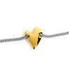 Bracciale Donna Marlù 33BR0053GS catena mesh con cuore irregolare
