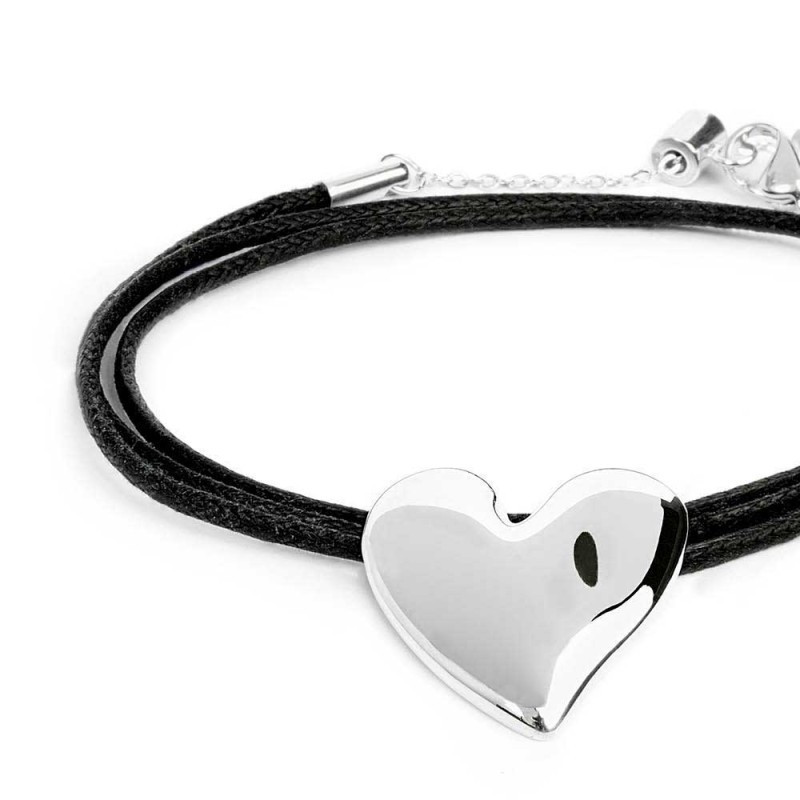 copy of Bracciale Donna Marlù 33BR0053GS catena mesh con cuore irregolare