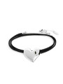 Bracciale Donna Marlù 33BR0054-N triplo filo con cordino cerato con cuore irregolare