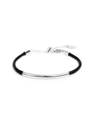 Bracciale Unisex Marlù 33BR0057-N triplo filo con cordino cerato con tubolare centrale