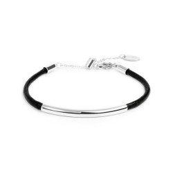 Bracciale Unisex Marlù 33BR0057-N triplo filo con cordino cerato con tubolare centrale