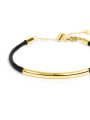 Bracciale Unisex Marlù 33BR0057G-N triplo filo con cordino cerato con tubolare centrale