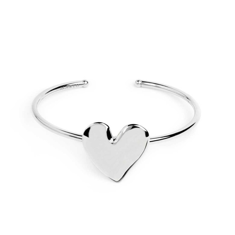 Bracciale Donna Marlù 33BR0063 rigido con cuore irregolare