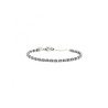 Bracciale Unisex Marlù 2BR0083 in Acciaio Ematite Cubica Cromata e Sfere
