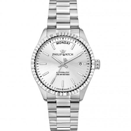 Orologio Automatico Uomo Philip Watch R8223597110 Caribe Acciaio 39mm