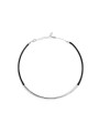 Collana Donna Marlù 33CN0043-N cordino cerato nero con tubolare centrale