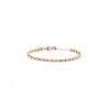 Bracciale Unisex Marlù 2BR0083R in Acciaio Ematite Cubica Pvd Oro Rosa e Sfere