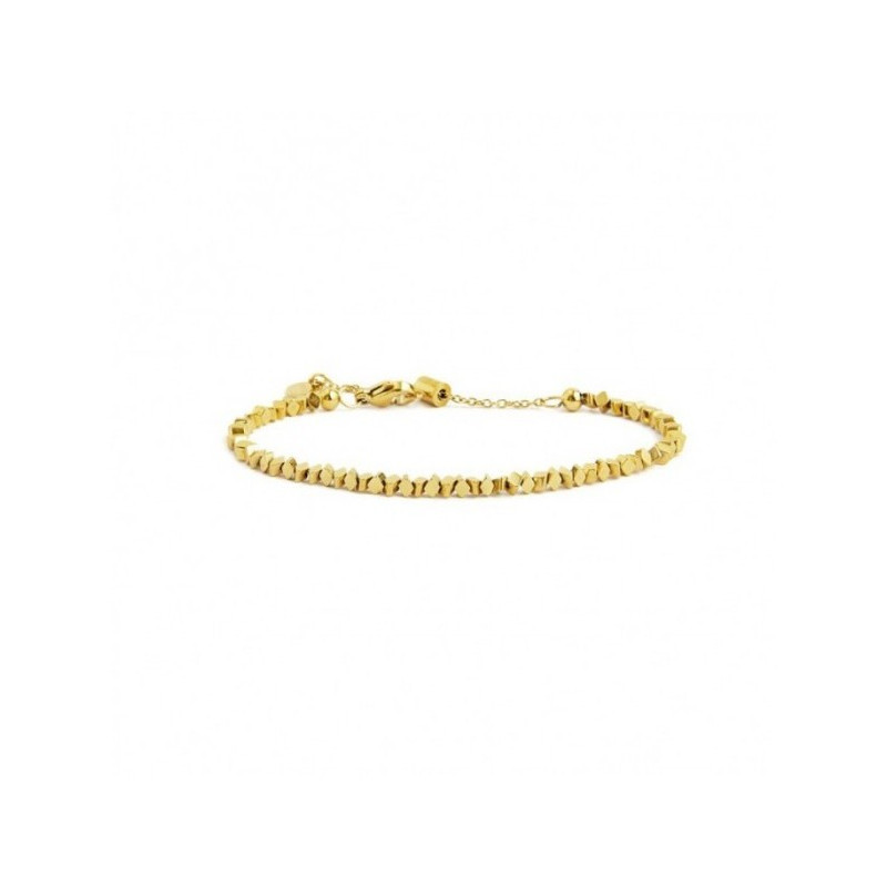Bracciale Unisex Marlù 2BR0084G in Acciaio Ematite Diagonale Colore Oro Bracciale Unisex Marlù 2BR0084G in Acciaio Ematite Diagonale Colore Oro