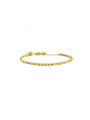 Bracciale Unisex Marlù 2BR0084G in Acciaio Ematite Diagonale Colore Oro