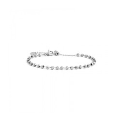 Bracciale Unisex Marlù 2BR0085 in Acciaio Con Cristalli Sfaccettati Argento