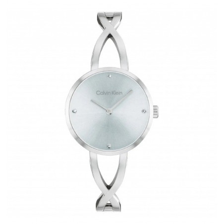 Orologio Donna Calvin Klein Sculpted Embrace 25100058 Acciaio Silver