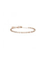 Bracciale Unisex Marlù 2BR0085R in Acciaio Cristalli Sfaccettati Colore Oro Rosa