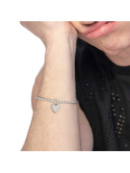 Bracciale Donna Marlù 18BR218 catena a sfere con cuore